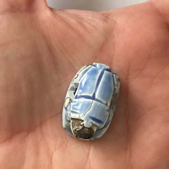 Genuine Egyptian Scarab for Jewelry Making - Picture 2 of 5